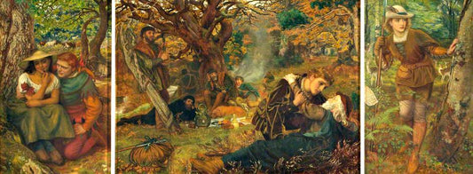 As You Like It, vintage artwork by Arthur Hughes, 12x8" (A4) Poster