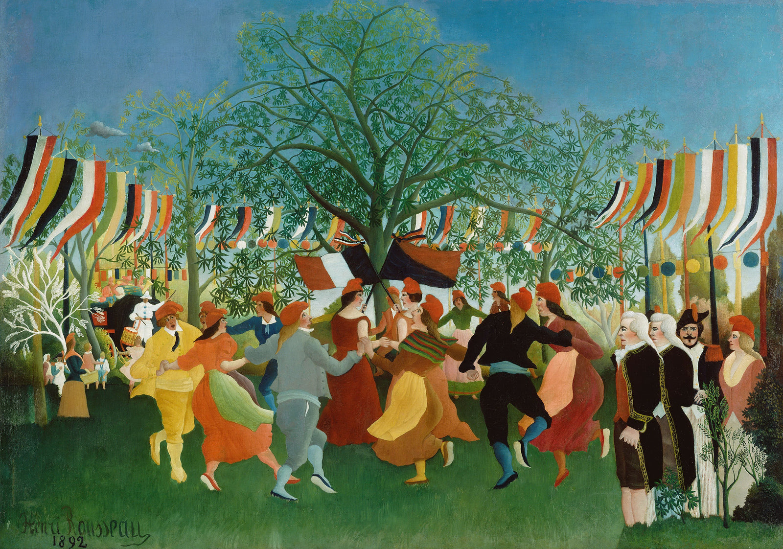A Centennial of Independence, vintage artwork by Henri Rousseau, 12x8" (A4) Poster