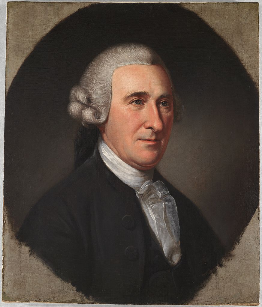 Thomas McKean (1735-1817), vintage artwork by Charles Willson Peale, 12x8" (A4) Poster
