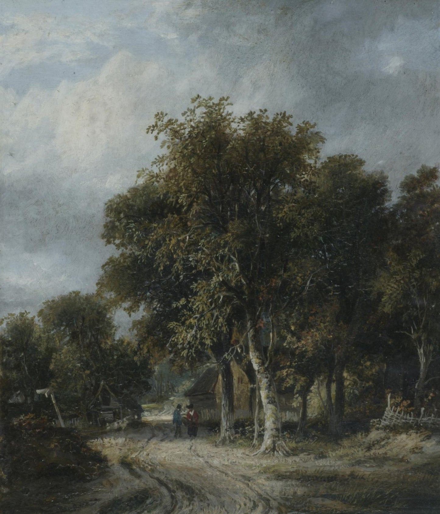 Landscape: A Road on the Skirts of a Common, vintage artwork by James Stark, A3 (16x12") Poster Print