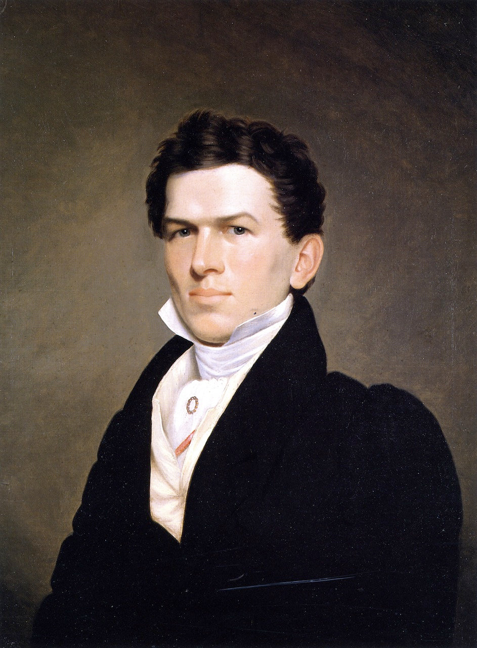 Abraham Garland Randall, vintage artwork by James Frothingham, 12x8" (A4) Poster