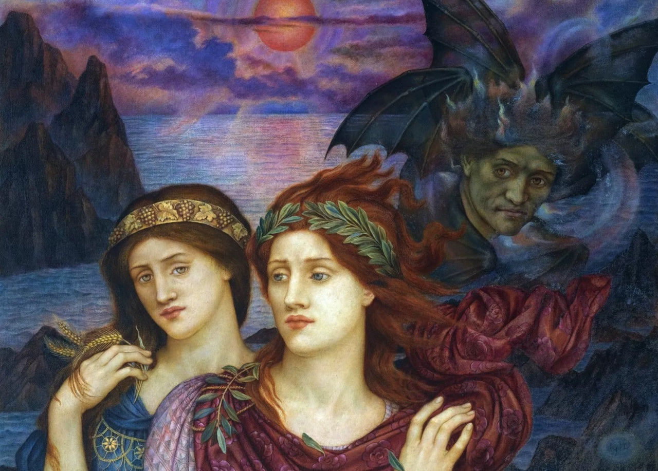 The Vision by Evelyn de Morgan,A3(16x12")Poster