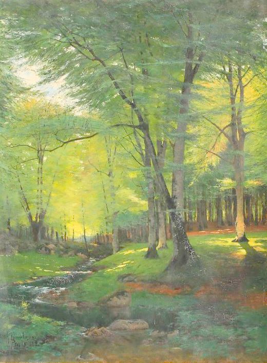 Forest in Bjornekulla by Olaf Krumlinde,A3(16x12")Poster