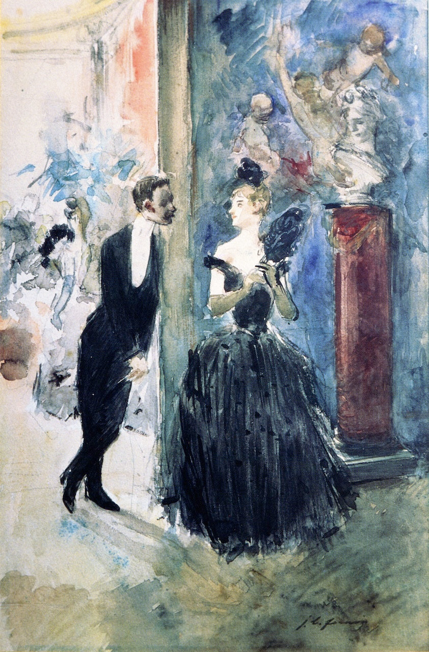 The Ball by Jean-Louis Forain,A3(16x12")Poster