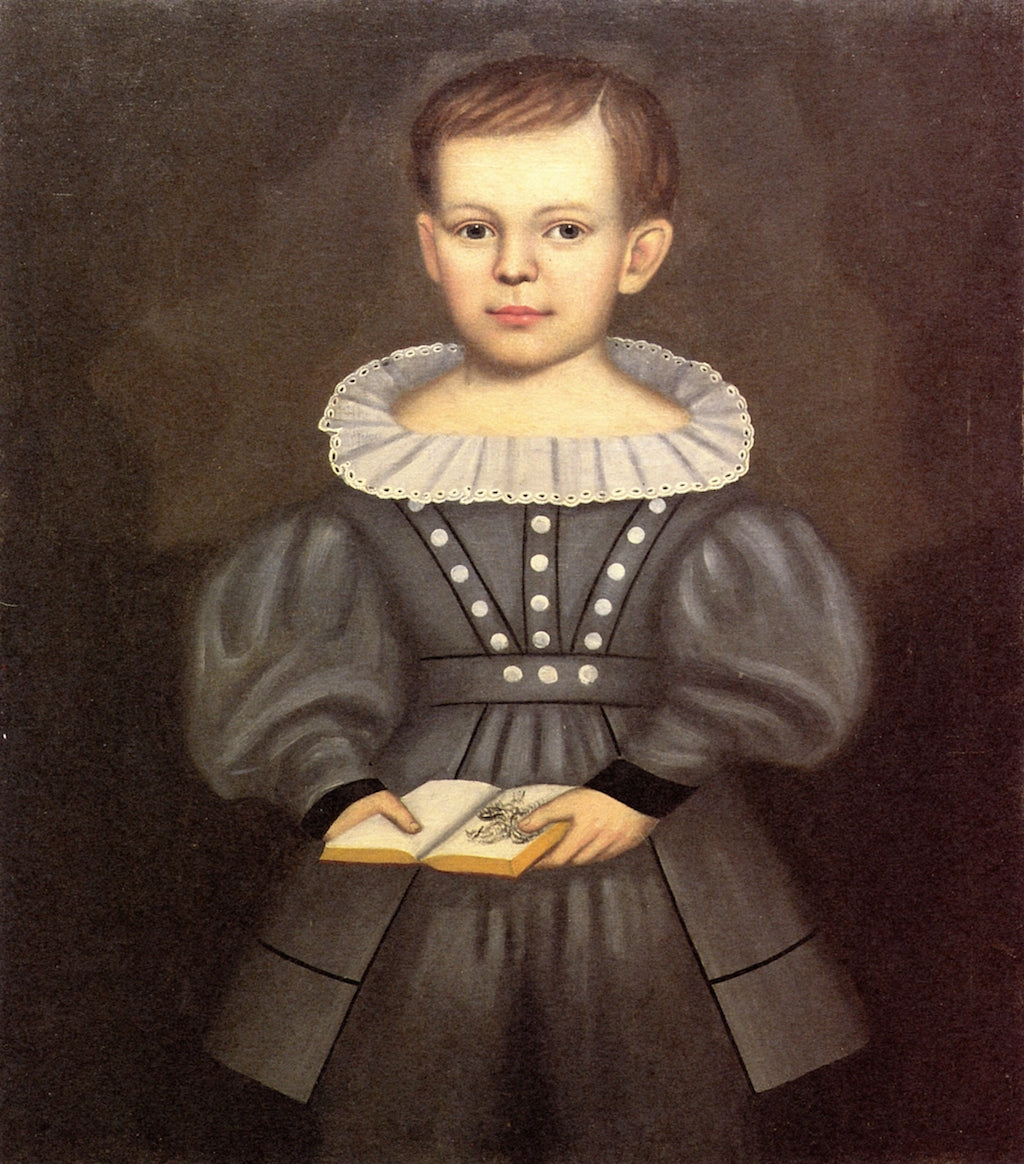 Henry Carlton Hulbert, vintage artwork by Erastus Salisbury Field, A3 (16x12") Poster Print