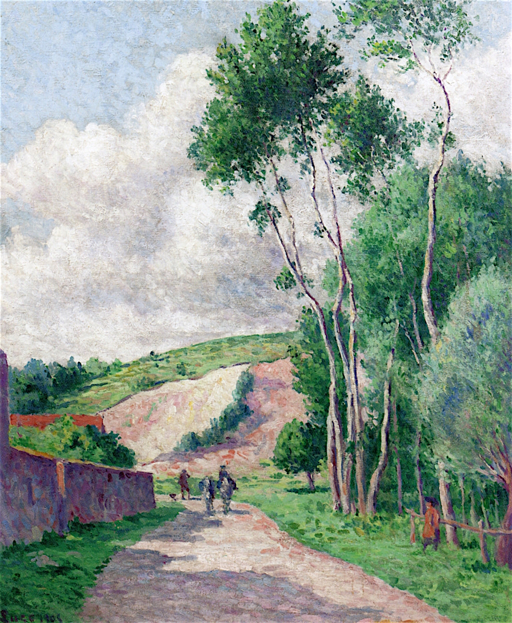 Chalo-Saint-Mars, La Sabliere de Beaumont by Maximilien Luce,A3(16x12")Poster