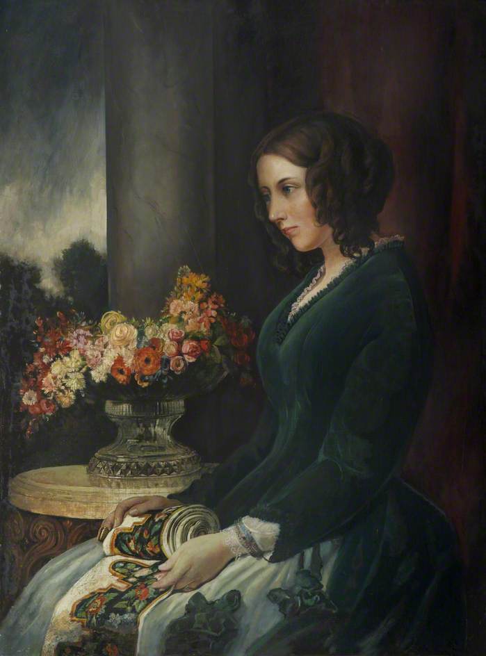 Catherine Dickens, vintage artwork by Daniel Maclise, R.A., A3 (16x12") Poster Print