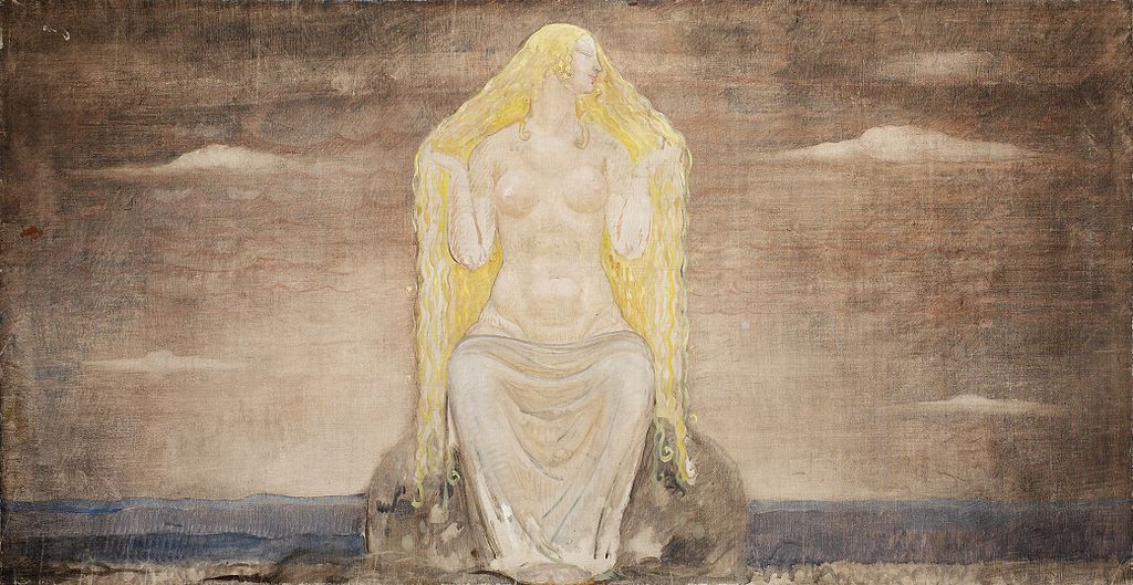 Freja by John Bauer,16x12(A3) Poster