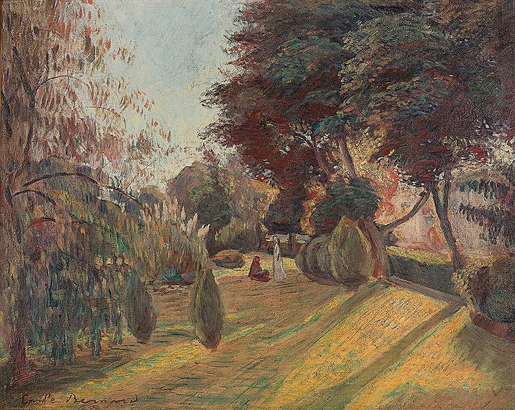 Garden in Cairo by Emile Bernard,A3(16x12")Poster