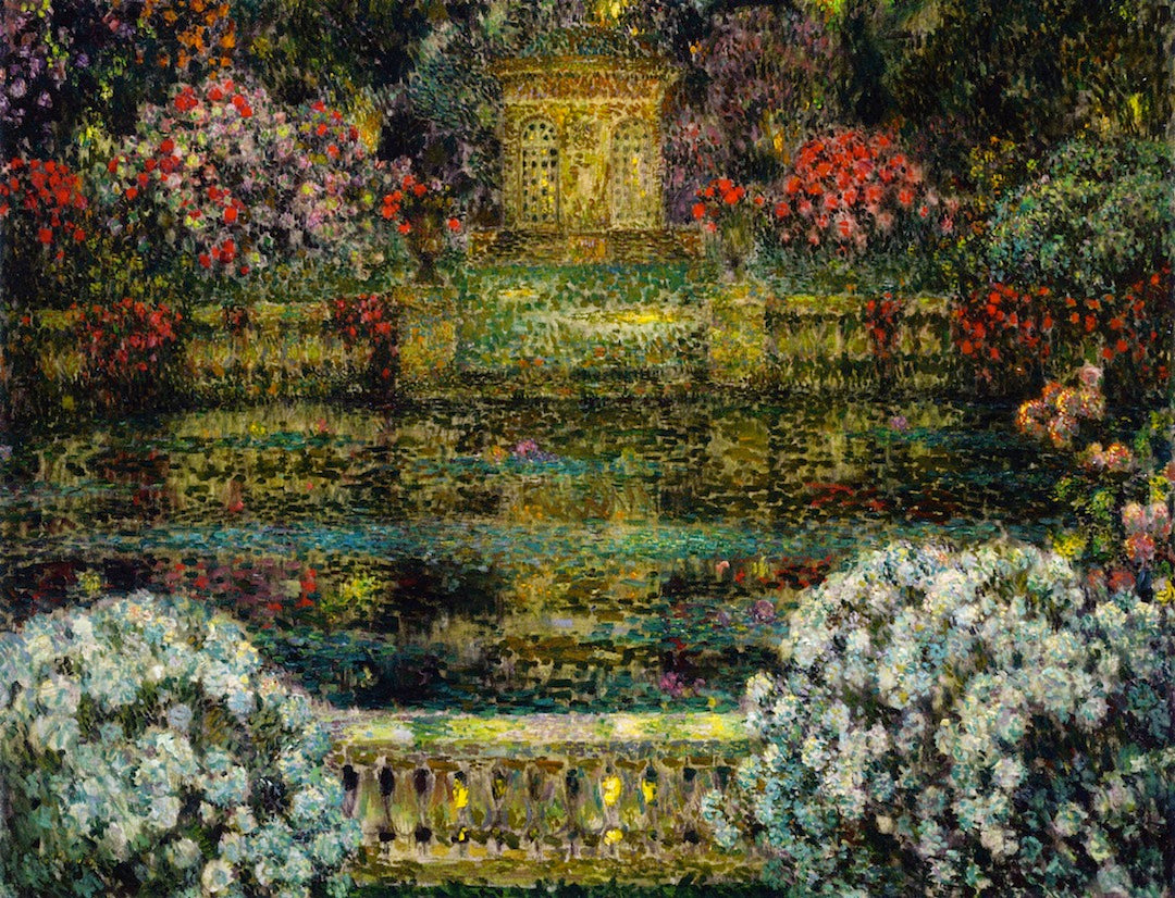 Floraison, vintage artwork by Henri Le Sidaner, 12x8" (A4) Poster