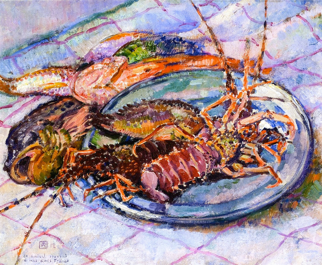 Bouillabaisse, vintage artwork by Theo van Rysselberghe, 12x8" (A4) Poster