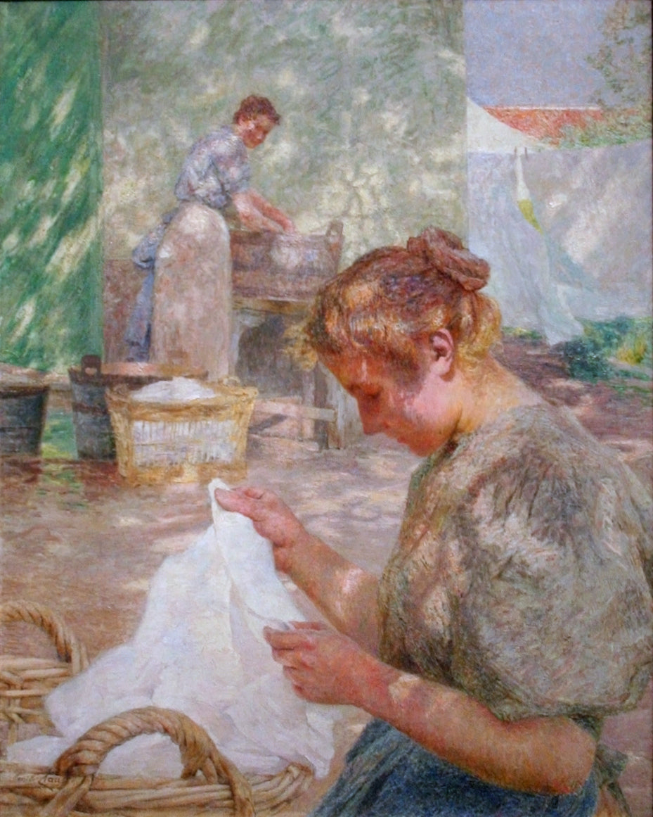 Sunny Day, vintage artwork by Emile Claus, 12x8" (A4) Poster