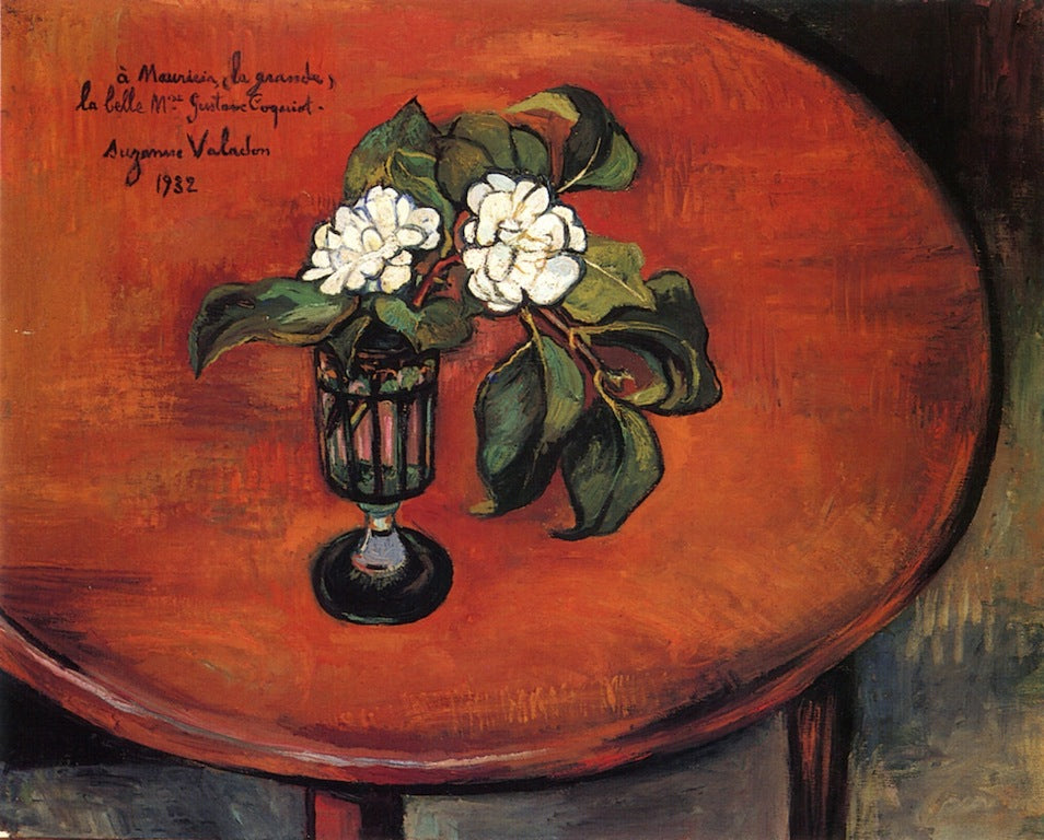 Two Flowers in a Goblet by Suzanne Valadon,A3(16x12")Poster
