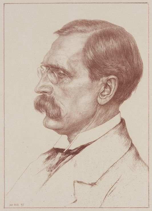 Portrait of Dr. Wilhelm Bode by Jan Veth,A3(16x12")Poster