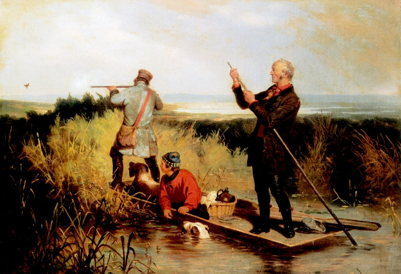 Rail Shooting, vintage artwork by William Tylee Ranney, A3 (16x12") Poster Print