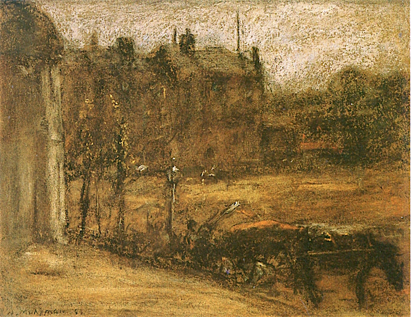 Horse and Cart, vintage artwork by Henry Muhrman, 12x8" (A4) Poster