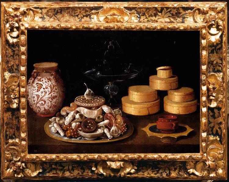 Still life, vintage artwork by Tomàs Yepes, 12x8" (A4) Poster