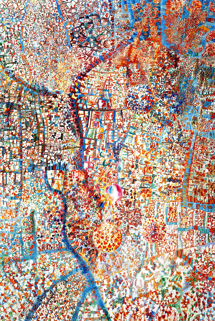 Formula of Spring, vintage artwork by Pavel Filonov, 12x8" (A4) Poster