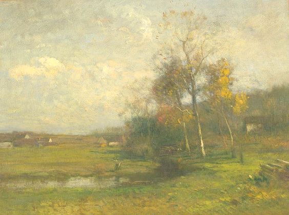 Autumn Afternoon near Arkville, N.Y. by J. Francis Murphy,A3(16x12")Poster