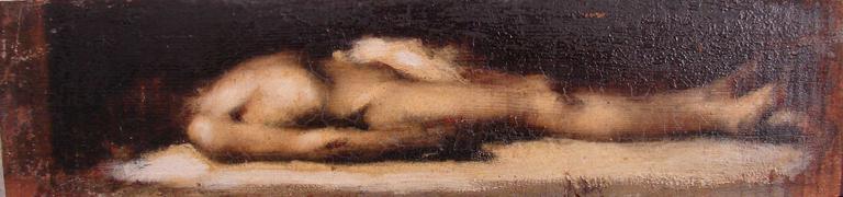 Christ mort (The Dead Christ), vintage artwork by Jean-Jacques Henner, 12x8" (A4) Poster