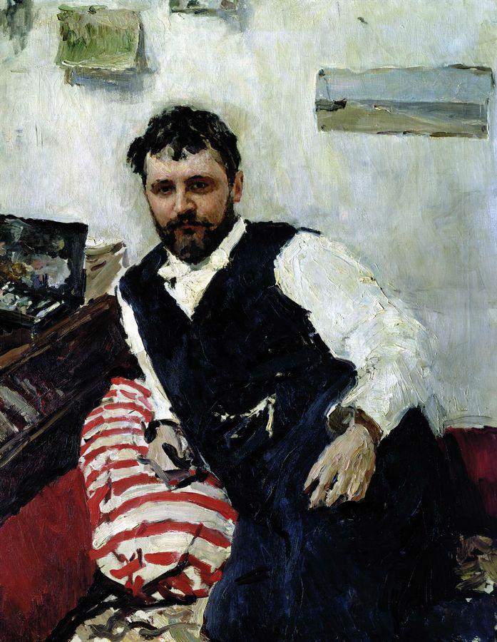 Portrait of Painter Konstantin Korovin by Valentin Serov,A3(16x12")Poster