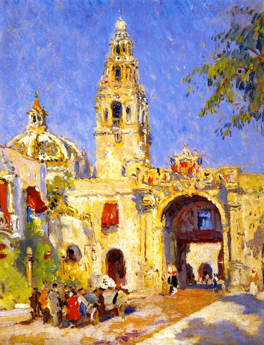 ifornia Exposition, San Diego, 1916 by Colin Campbell Cooper,A3(16x12")Poster