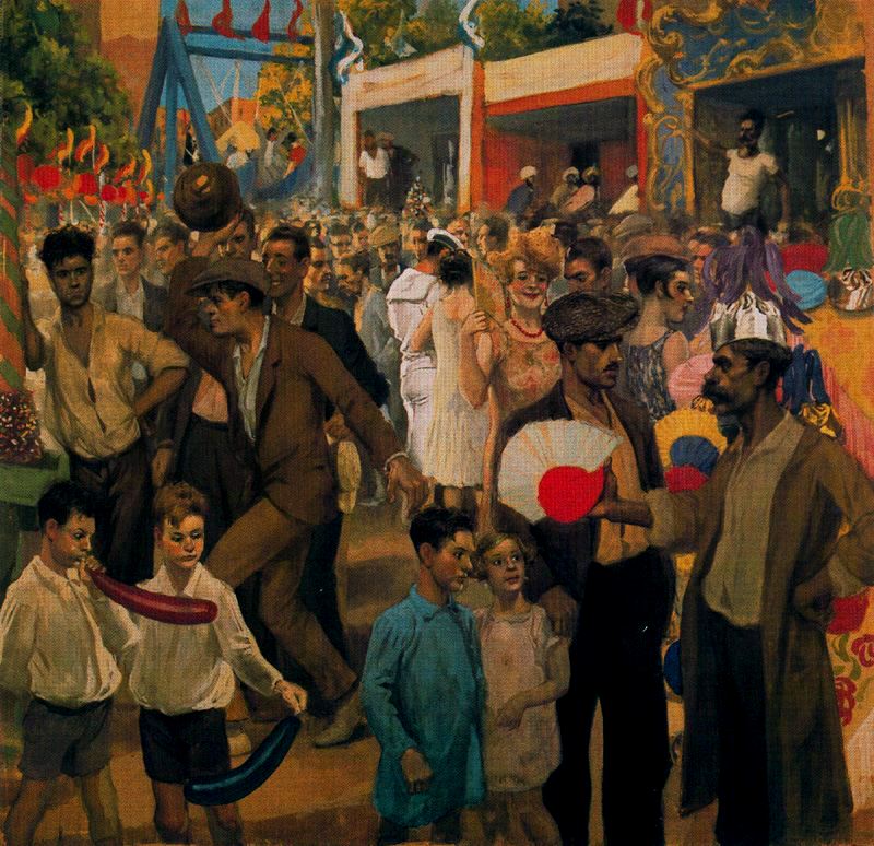 Fair in Priego by Adolfo Lozano Sidro,16x12(A3) Poster