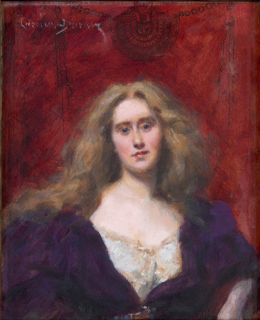 Natalie Barney, vintage artwork by Charles Auguste Émile Durand, 12x8" (A4) Poster