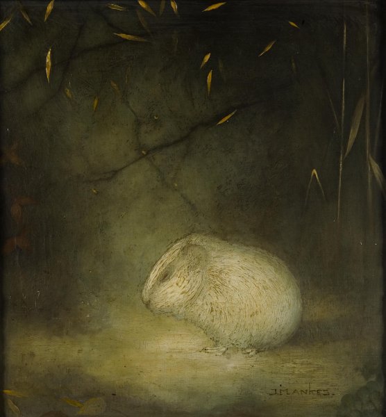 Marmot in Autumn, vintage artwork by Jan Mankes, 12x8" (A4) Poster