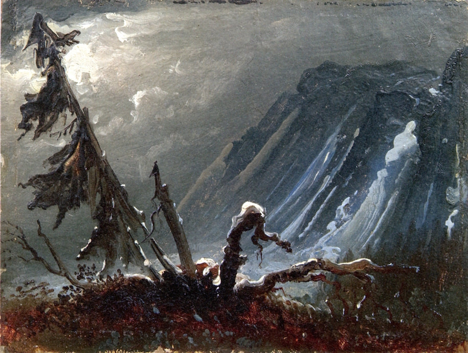Old Trees, vintage artwork by Peder Balke, A3 (16x12") Poster Print