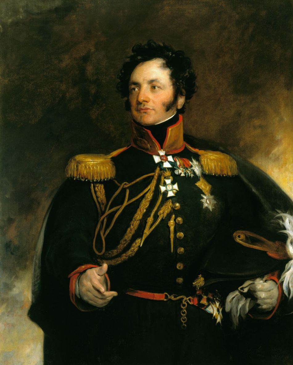 General Theodore Petrovitch Uvarov (1733-1824), vintage artwork by Thomas Lawrence, 12x8" (A4) Poster