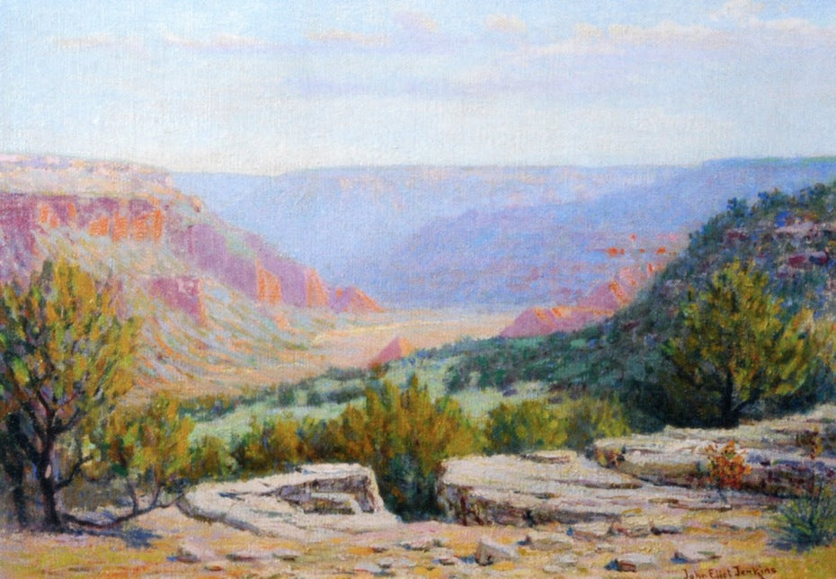 Palo Duro Canyon, West Texas by John Eliot Jenkins,A3(16x12")Poster