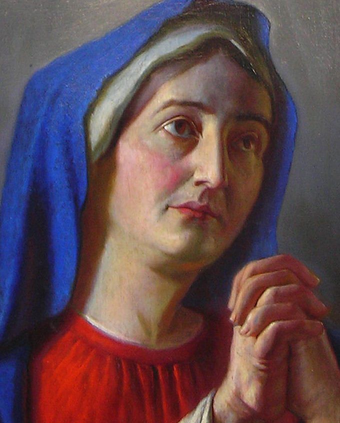 Praying Madonna by Alois Binder,A3(16x12")Poster