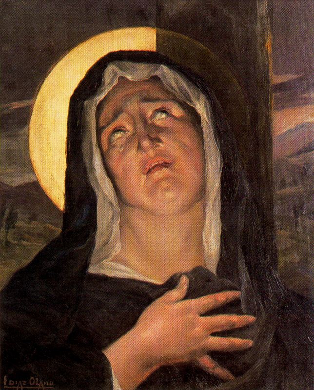 Virgen by Ignacio Díaz Olano,A3(16x12")Poster