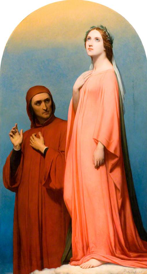 The Vision, vintage artwork by Ary Scheffer, A3 (16x12") Poster Print