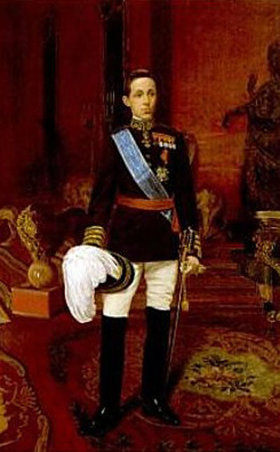 Alfonso XIII by Jose Díaz Molina,A3(16x12")Poster