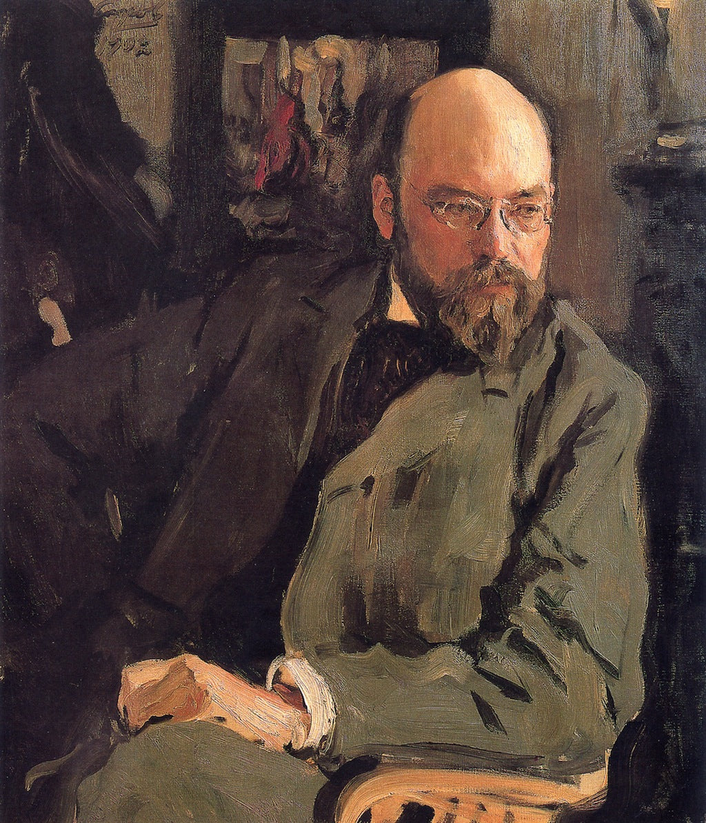 Portrait of the Artist Ilya Ostroukhov by Valentin Serov,A3(16x12")Poster
