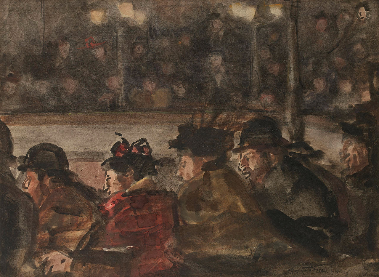 At the Circus, vintage artwork by Isaac Israels, 12x8" (A4) Poster