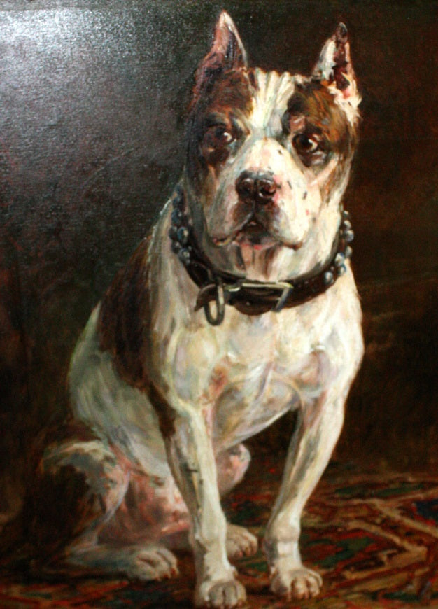 Jack the Dog, vintage artwork by John Austin Sands Monks, 12x8" (A4) Poster