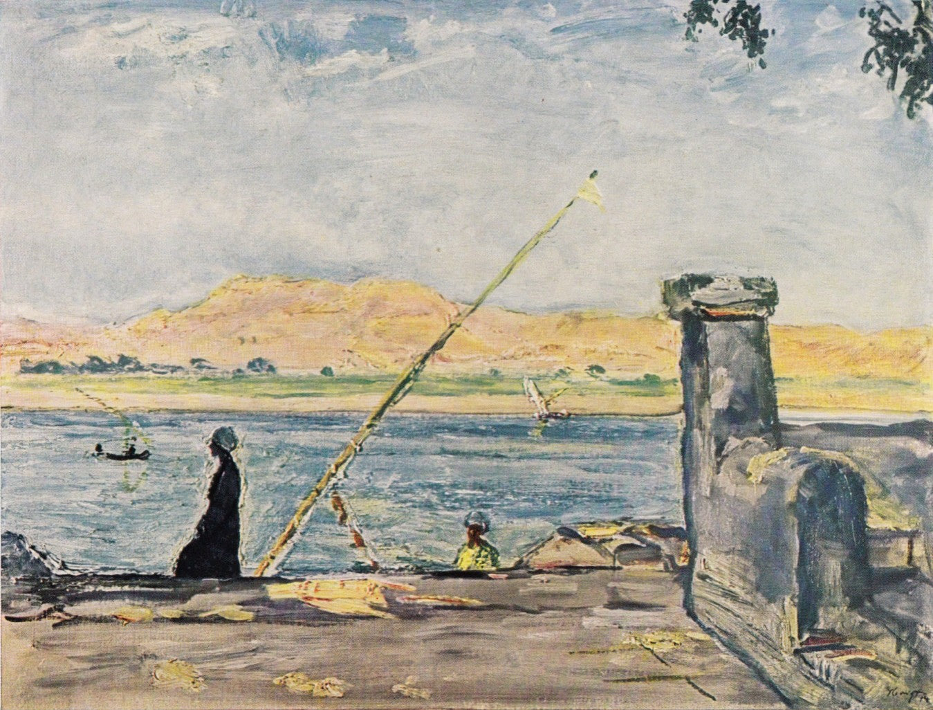 Morning in Luxor by Max Slevogt,A3(16x12")Poster