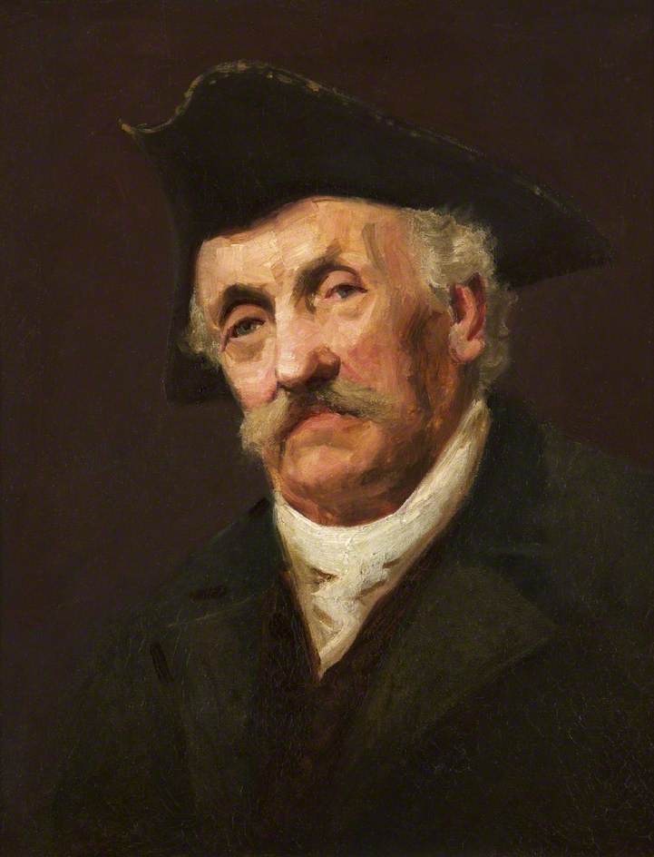 George Cooper, vintage artwork by John Herbert Evelyn Partington, 12x8" (A4) Poster