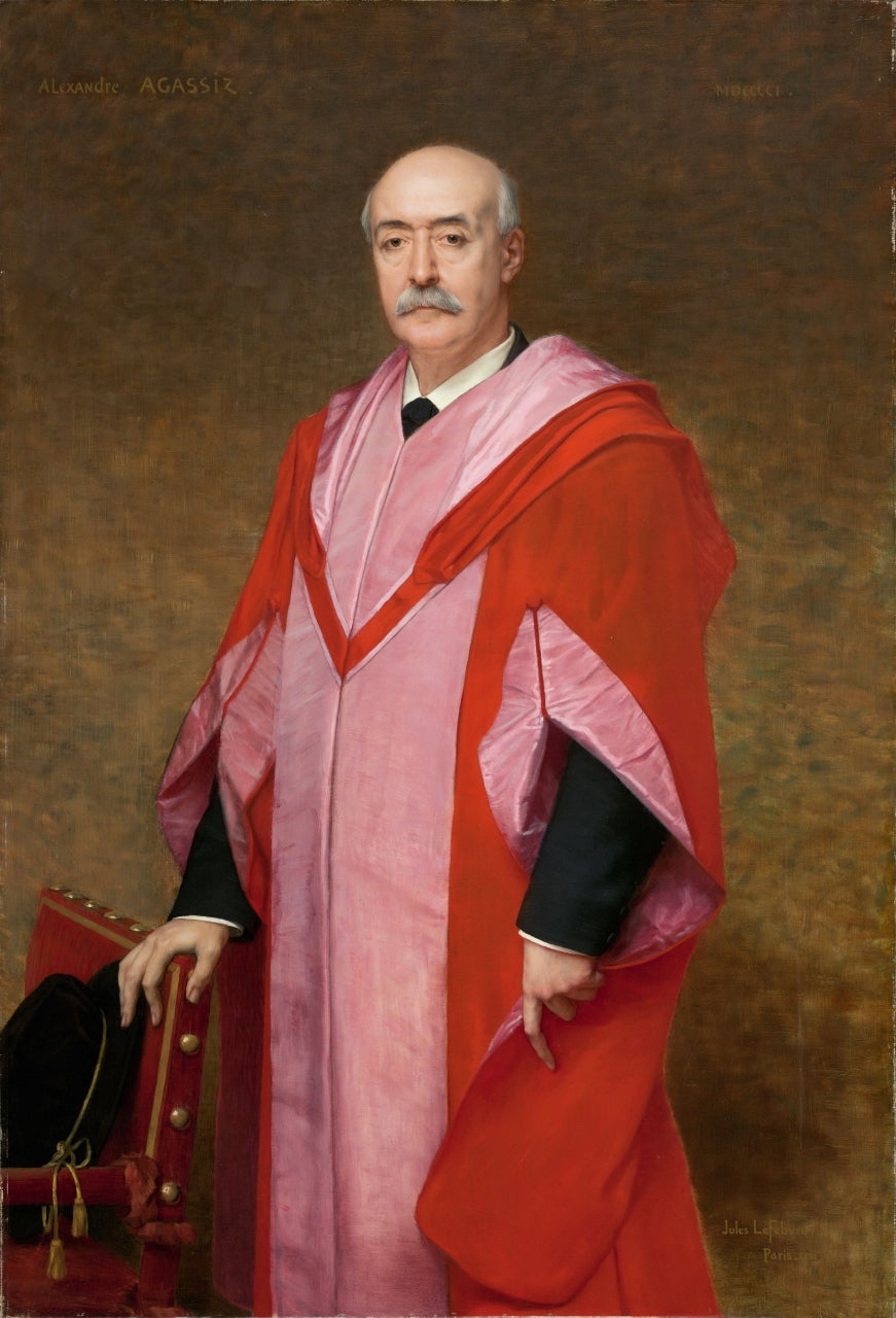 Alexander Agassiz (1835-1910), vintage artwork by Jules Joseph Lefebvre, 12x8" (A4) Poster