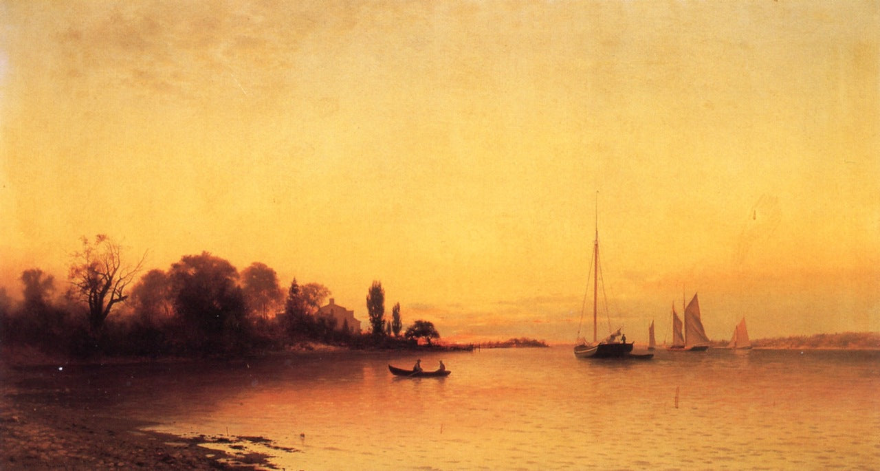 A Midsummer's Twilight, vintage artwork by Francis A. Silva, 12x8" (A4) Poster