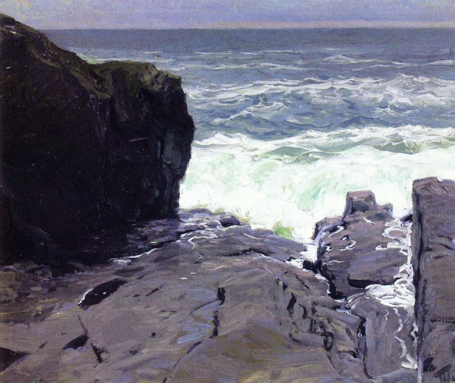 Monhegan, Maine by Frederick Judd Waugh,A3(16x12")Poster