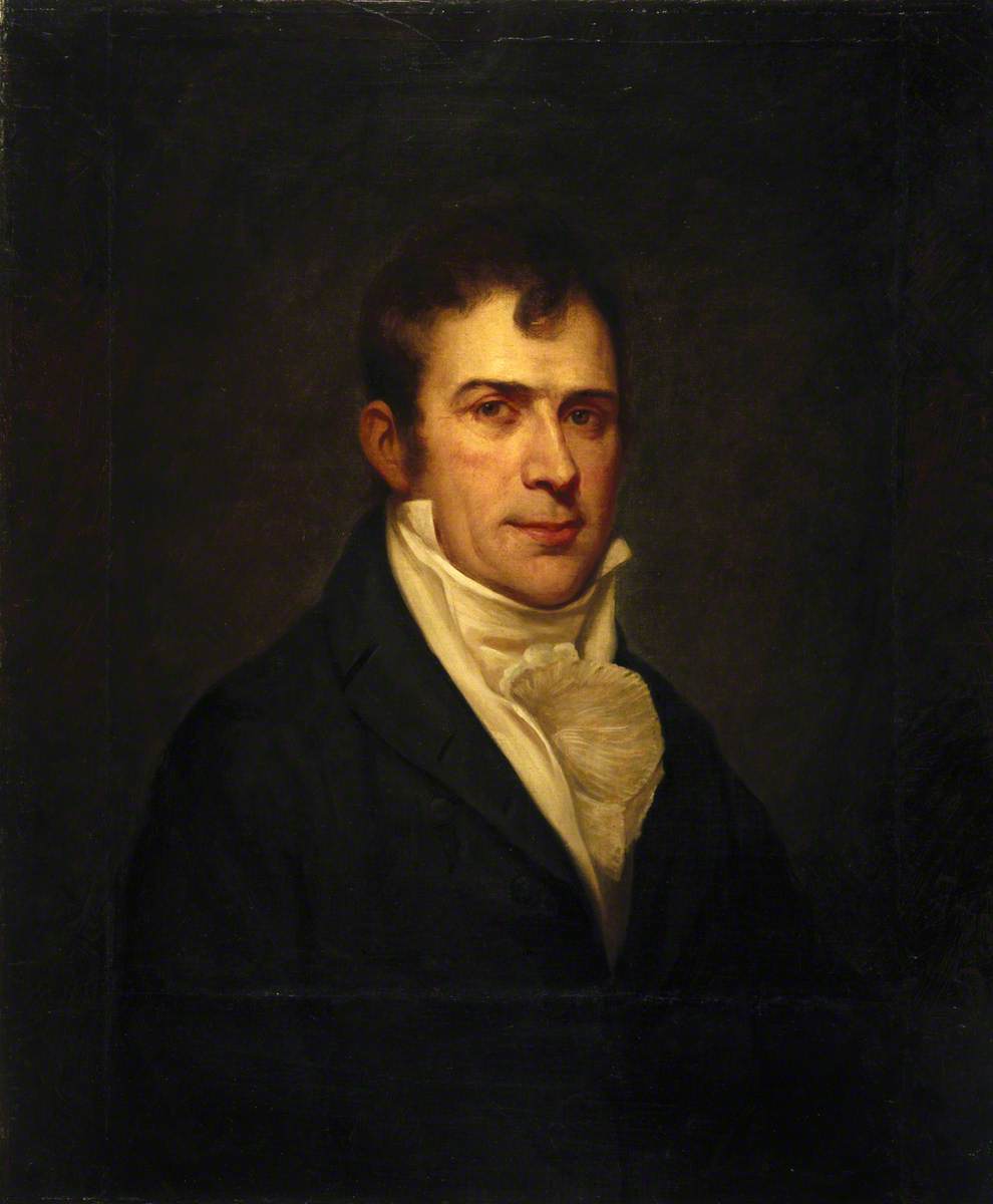 Robert Fulton (1765-1815), vintage artwork by After Charles Willson Peale, 12x8" (A4) Poster