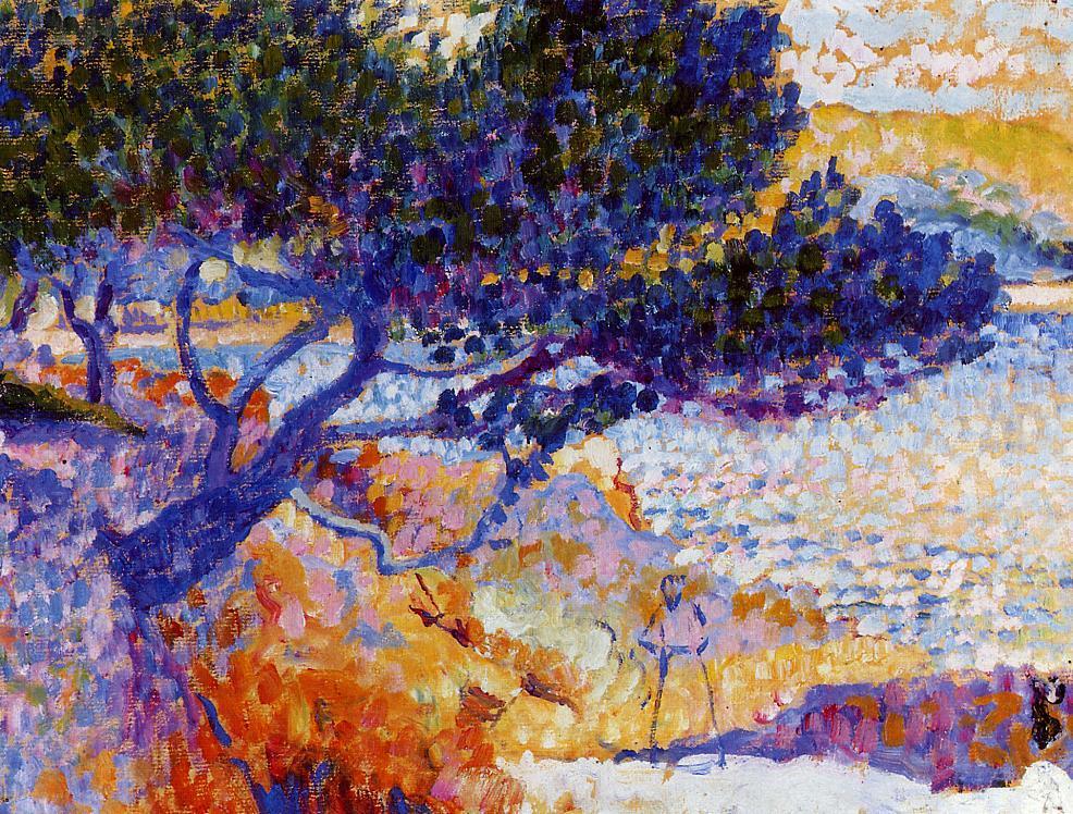 The Bay of Cavaliere (study) by Henri-Edmond Cross,A3(16x12")Poster