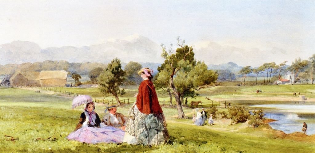 A Summer Idle, vintage artwork by John Absolon, A3 (16x12") Poster Print