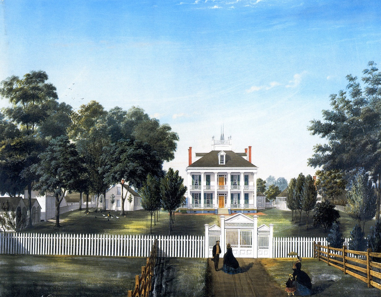 Adeline, vintage artwork by Marie Adrien Persac, 12x8" (A4) Poster