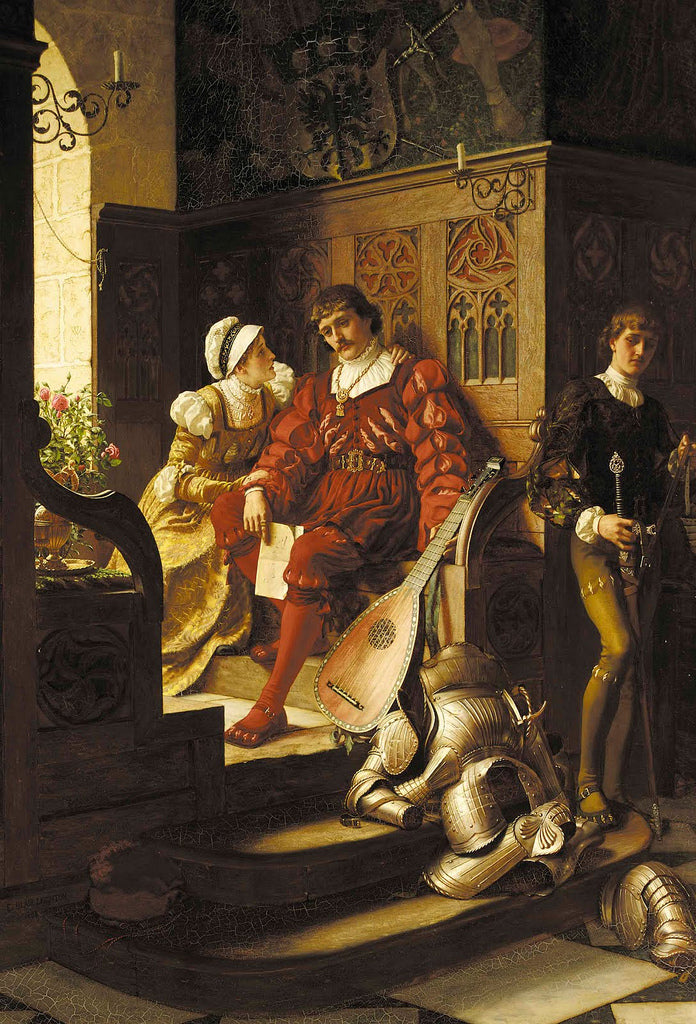 Duty, vintage artwork by Edmund Blair Leighton, 12x8" (A4) Poster