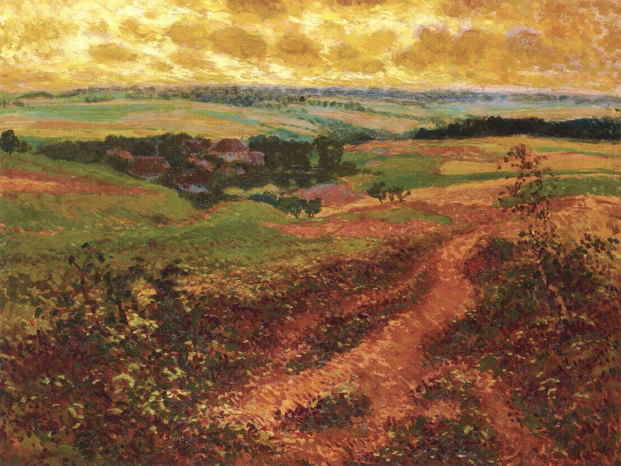 Peasant Resting beside a Path by Claude-Emil Schuffenecker,A3(16x12")Poster